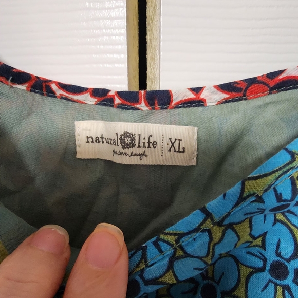 Colorful Patchwork Maxi Dress - Picture 2 of 3